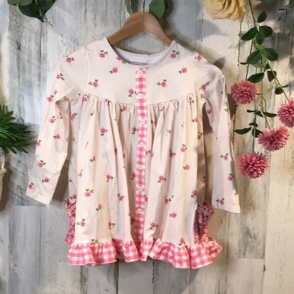 Sweet Honey Floral Tunic Blouse - Picture 1 of 9